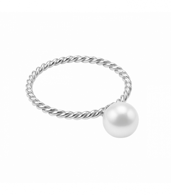 Anillo Plata Perla 71