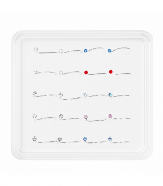 Nariz Plata Aro Brillante Color