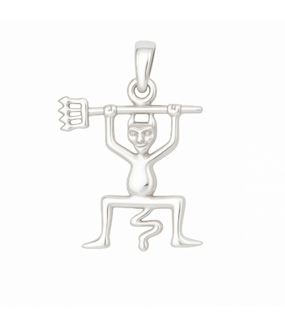 Colgante Plata Diablo del Timanfaya 19mm