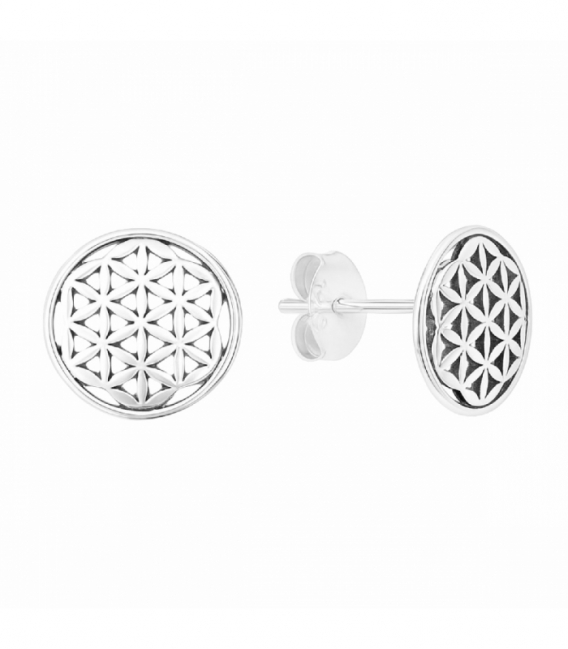 Boucles d’oreilles Argent Fleur de Vie Prix Paire