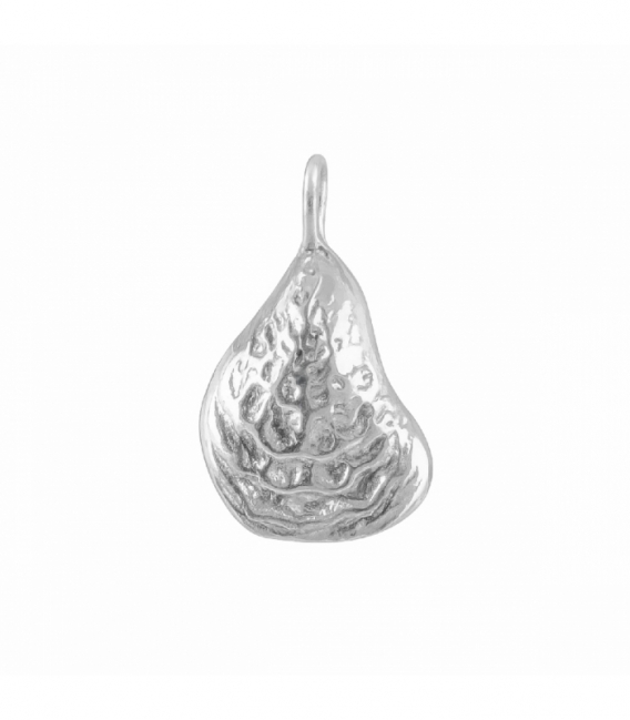 Colgante Plata Ostra 17mm