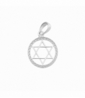 Pendentif Argent Étoile de David 14mm
