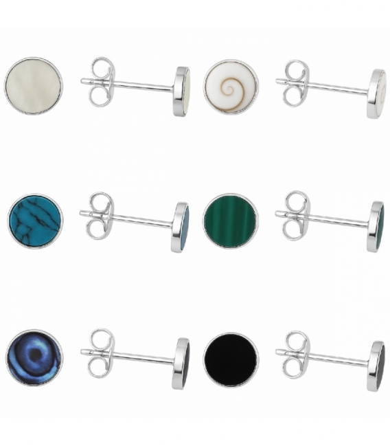 Pendiente Plata Ø6mm Precio Par