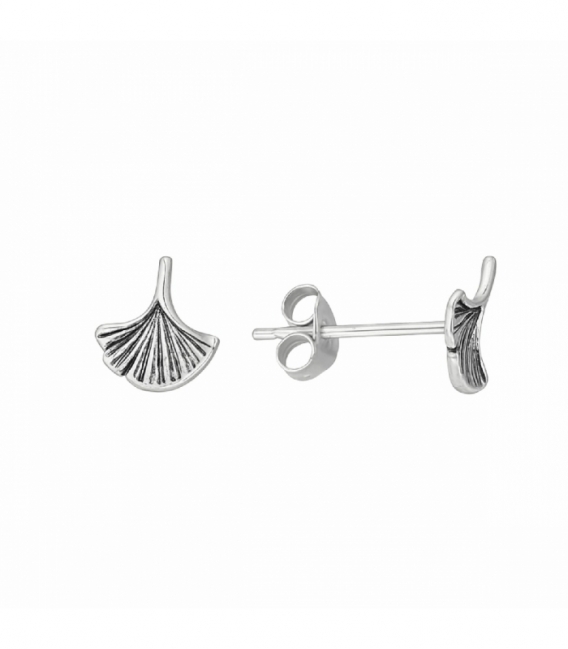 Boucle d'oreille Argent Ginkgo Biloba Prix Paire