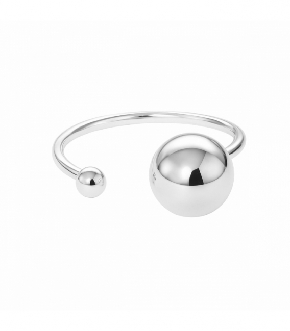 Anillo Plata Bolas