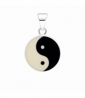 Pendentif Argent Yin Yang Ø20mm