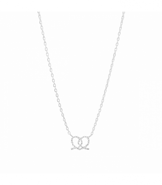 Gargantilla Plata Corazon 40+5cm