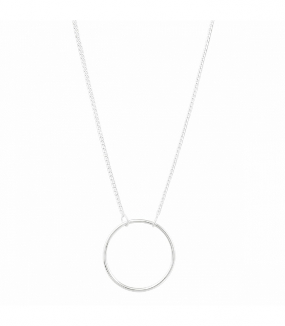 Gargantilla Plata Circulo 38+3,5cm