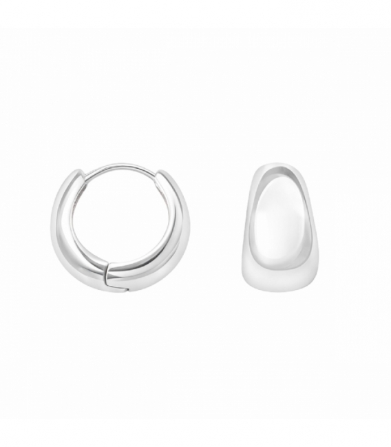 Pendiente Plata Cierre Bisagra 12mm Precio Par