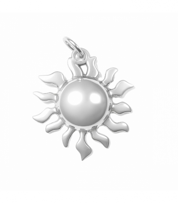 Colgante Plata Sol 21mm