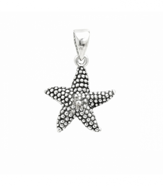 Colgante Plata Estrella de Mar 15mm