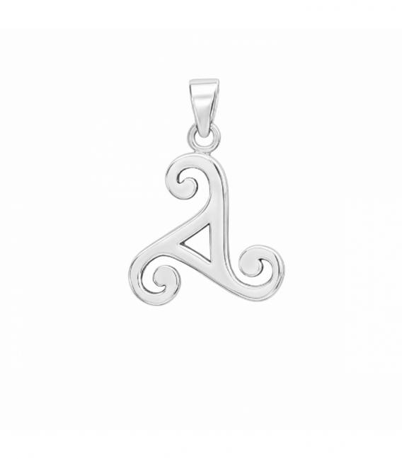 Colgante Plata Trisquel 17mm