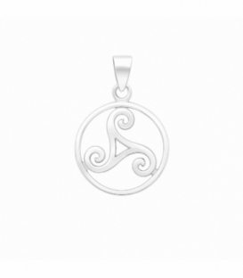 Pendentif Argent Triskèle Ø19mm
