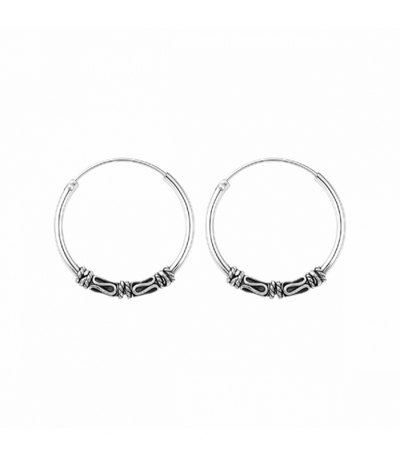 Aro Plata Labrado 18 X 1.5mm Precio Par