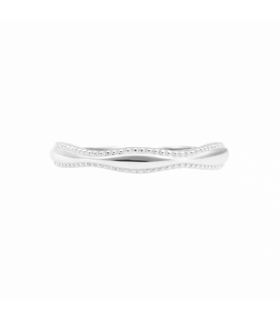 Anillo Plata Ondas Liso
