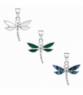 Pendentif Argent Libellule 19mm
