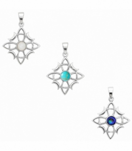 Pendentif Argent Nœud Sorcière 20mm