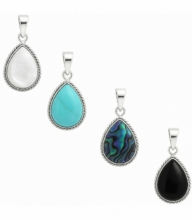 Pendentif Argent Goutte 13mm