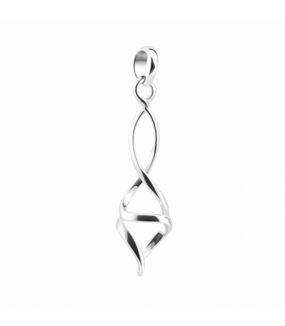 Colgante Plata Rulo 23mm