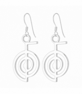 Pendiente Plata Reiki Cho Ku Rei. Precio Par