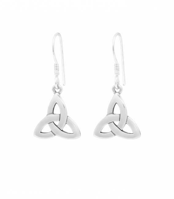 Pendiente Plata Triqueta. Precio Par