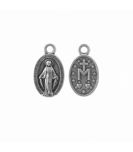Abalorio Plata Virgen Milagrosa
