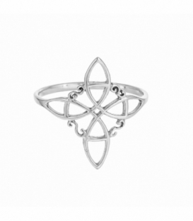 Anillo Plata Nudo de Bruja
