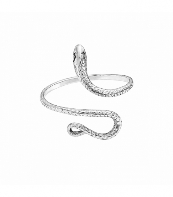 Anillo Plata Serpiente
