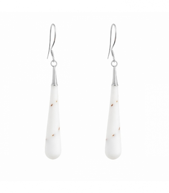 Pendiente Plata Cono 41mm. Precio Par