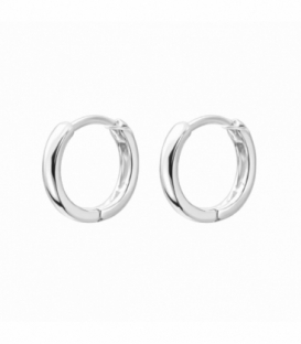 Aro Plata Plano Cierre Bisagra 12 X 2mm Precio Par