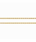 Chaîne Acier 316L Lumachina Plaquée Or 18K 2mm