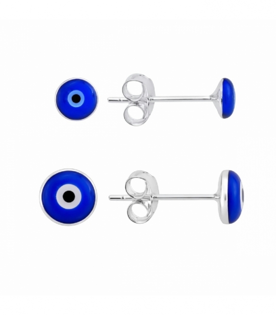 Boucles d'oreilles Argent Oeil Turc Prix Paire