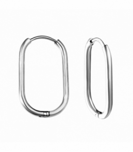 Boucles d’oreilles Acier 316L Ovale Groseur 2mm Prix Paire