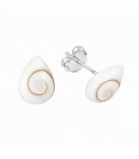 Boucles d'oreilles Argent Oeil de Shiva. Prix Paire
