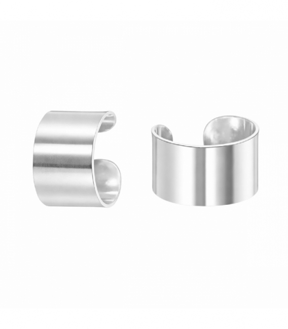 Cartilago Plata Liso Precio Par