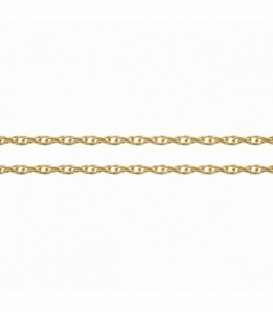 Cadena Acero 316L Lince Bañada en Oro 18K