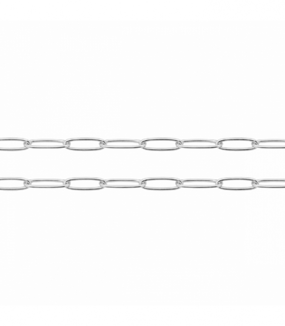 Chaîne Acier 316L Forçat 45+5cm