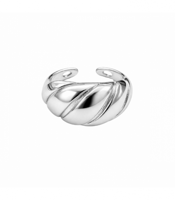 Bague Laiton Design plaquée Rhodium