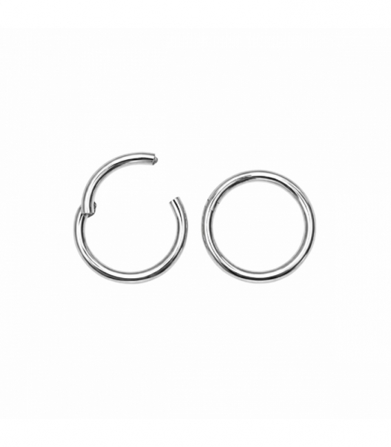 Piercing Acero 316L Clicker 8 X 1.2mm Precio por Par