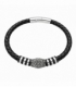 Pulsera Cuero Vegvisir Acero 316L Ø67mm