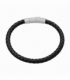 Pulsera Cuero Acero 316L Ø65mm