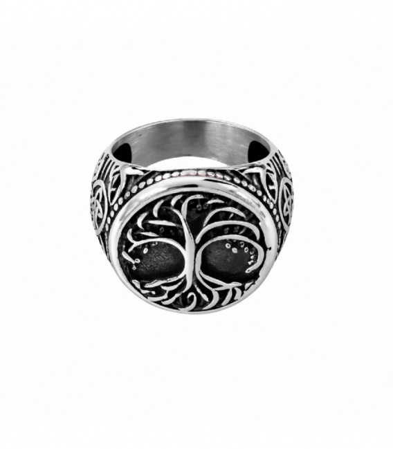Anillo Acero 304 Arbol de la Vida