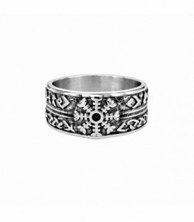 Bague en Acier 304 Boussole Viking (Vegvísir)