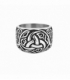 Anillo Acero 304 Triple Cuerno de Odin