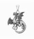 Colgante Acero 304 Dragon 50mm
