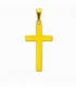Colgante Acero 304 Cruz Dorado 40mm
