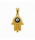 Colgante Acero 304 Mano de Fatima Dorado 22mm