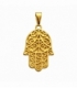 Colgante Acero 304 Mano de Fatima Dorado 32mm