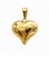 Pendentif en Acier 304 Cœur Doré 24mm