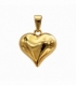 Pendentif en Acier 304 Cœur Doré 10mm